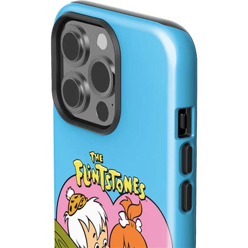 The Flinstones Bamm-Bamm and Pebbles iPhone 15 Pro Impact Case